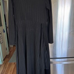 Elegant Black Long Sleeve Dress